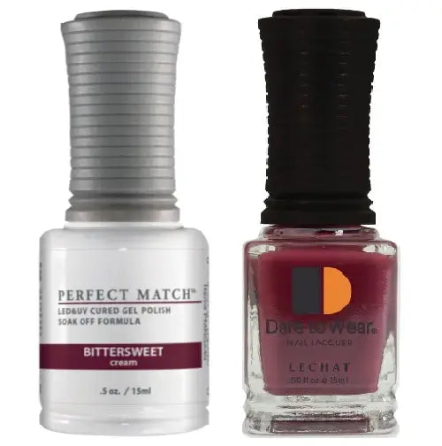 Lechat Perfect Match Gel Polish & Nail Lacquer - Bittersweet 0.5 oz - #PMS240 - Premier Nail Supply