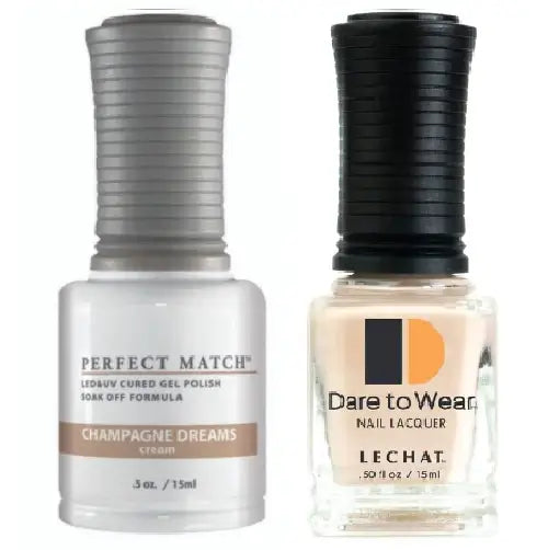 Lechat Perfect Match Gel Polish & Nail Lacquer - Champagne Dreams 0.5 oz - #PMS262 - Premier Nail Supply