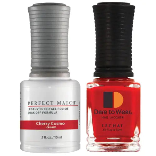 Lechat Perfect Match Gel Polish & Nail Lacquer - Cherry Cosmo 0.5 oz - #PMS001 - Premier Nail Supply