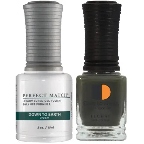 Lechat Perfect Match Gel Polish & Nail Lacquer - Down To Earth 0.5 oz - #PMS127 - Premier Nail Supply