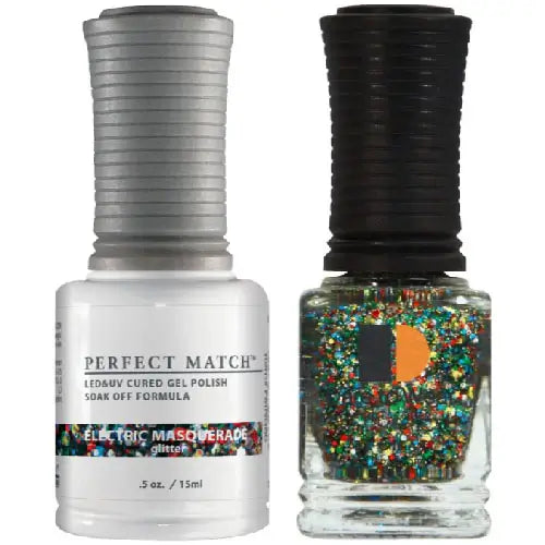 Lechat Perfect Match Gel Polish & Nail Lacquer - Electric Masquerade 0.5 oz - #PMS86 - Premier Nail Supply
