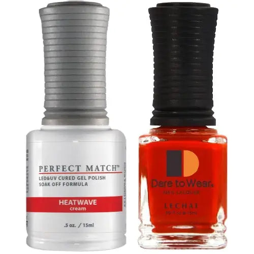 Lechat Perfect Match Gel Polish & Nail Lacquer - Heatwave 0.5 oz - #PMS153 - Premier Nail Supply