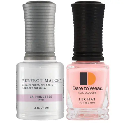 Lechat Perfect Match Gel Polish & Nail Lacquer - La Princesse 0.5 oz - #PMS013 - Premier Nail Supply