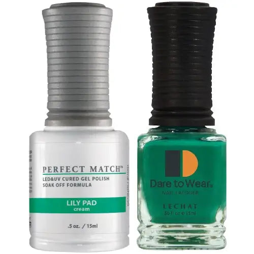 Lechat Perfect Match Gel Polish & Nail Lacquer - Lily Pad 0.5 oz - #PMS99 - Premier Nail Supply