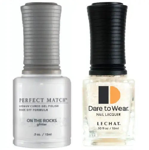 Lechat Perfect Match Gel Polish & Nail Lacquer - On The Rocks 0.5 oz - #PMS259 - Premier Nail Supply