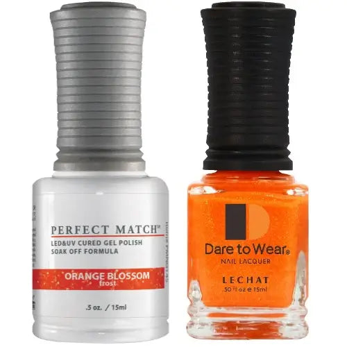 Lechat Perfect Match Gel Polish & Nail Lacquer - Orange Blossom 0.5 oz - #PMS145 - Premier Nail Supply