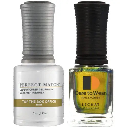 Lechat Perfect Match Gel Polish & Nail Lacquer - The The Box Office 0.5 oz - #PMS82 - Premier Nail Supply