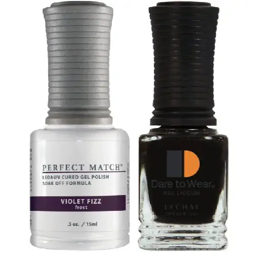 Lechat Perfect Match Gel Polish & Nail Lacquer - Violet Fizz 0.5 oz - #PMS031 - Premier Nail Supply