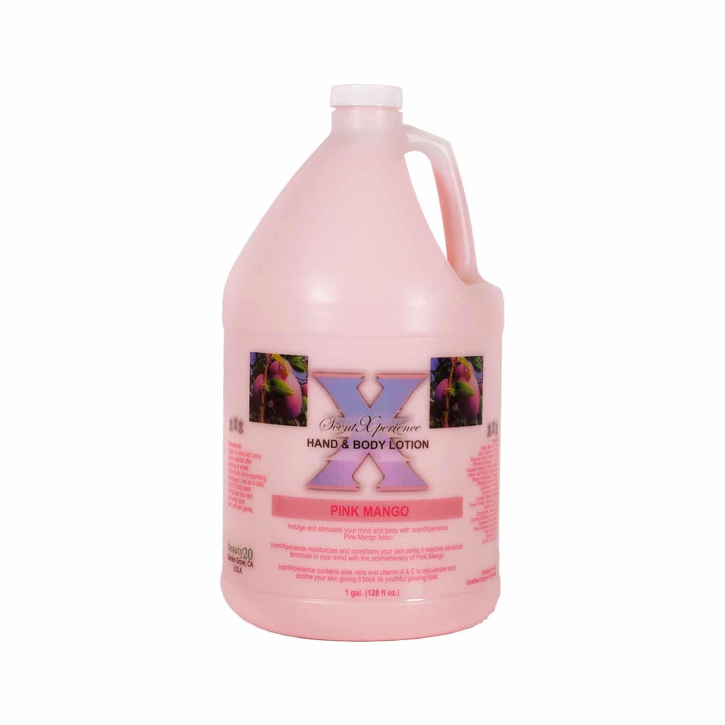 Scent Xperience Lotion Pink Mango 1 Gal  - #092306 - Premier Nail Supply