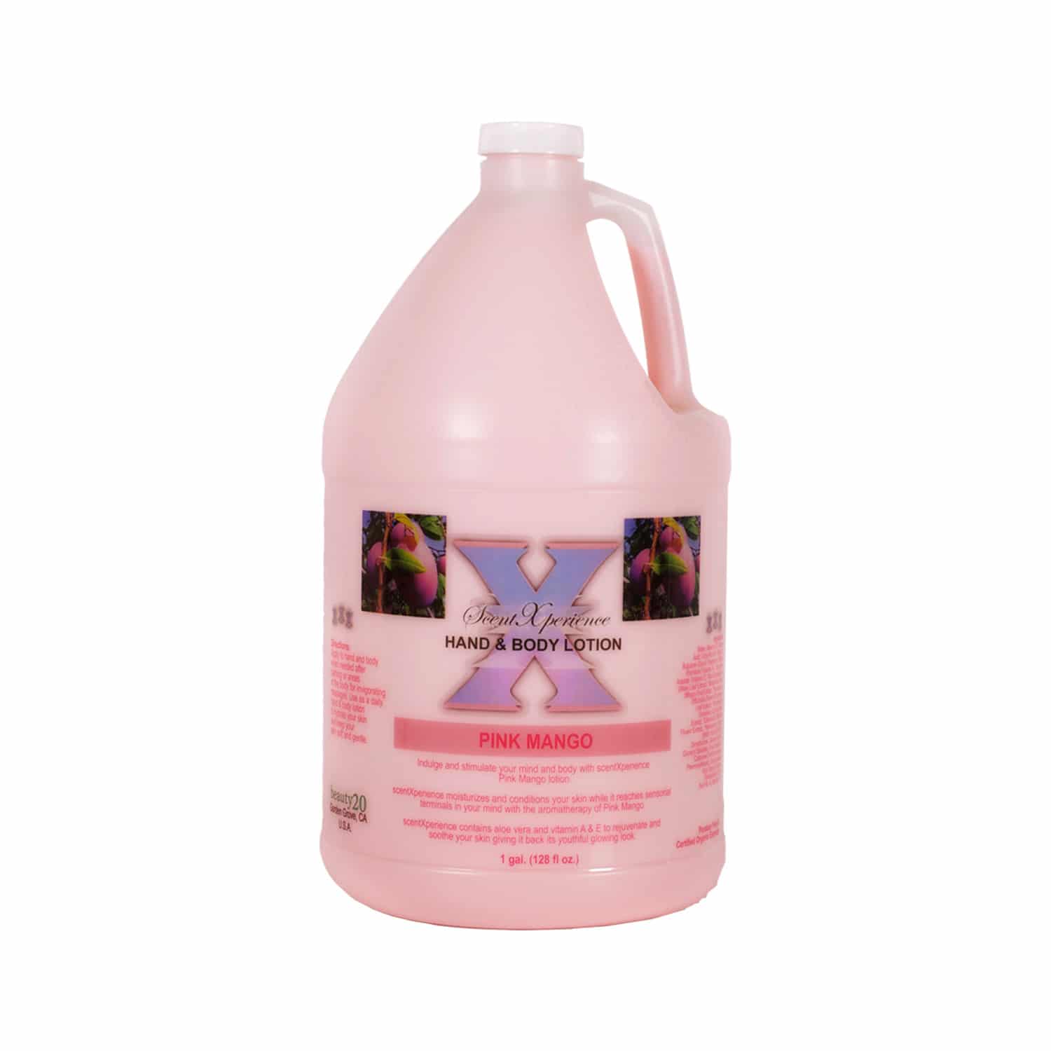 Scent Xperience Lotion Pink Mango 1 Gal  - #092306 - Premier Nail Supply