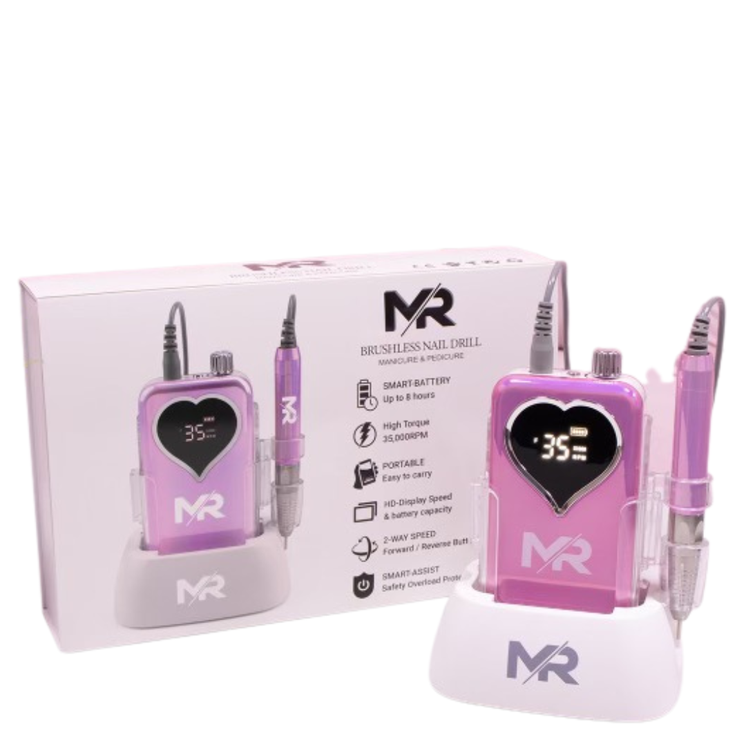 MR Brushless Portable Nail File for Portable and Desktop Use - Premier Nail Supply