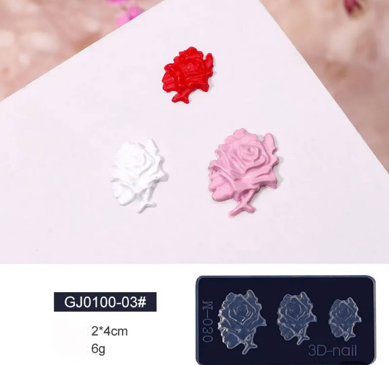 Nail Art Silicon Mold Mini/ Choose the design - Premier Nail Supply