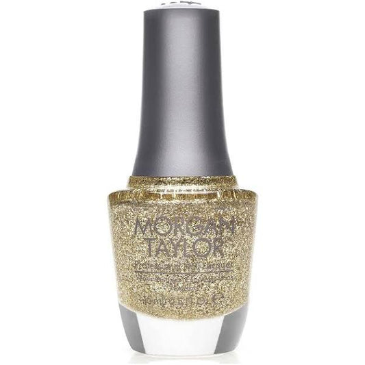 Morgan Taylor Nail Lacquer - All That Glitters Is Gold 0.5 oz - #3110947 - Premier Nail Supply