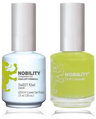Lechat Nobility Gel Polish & Nail Lacquer - Sweet Kiwi 0.5 oz - #NBCS083 - Premier Nail Supply