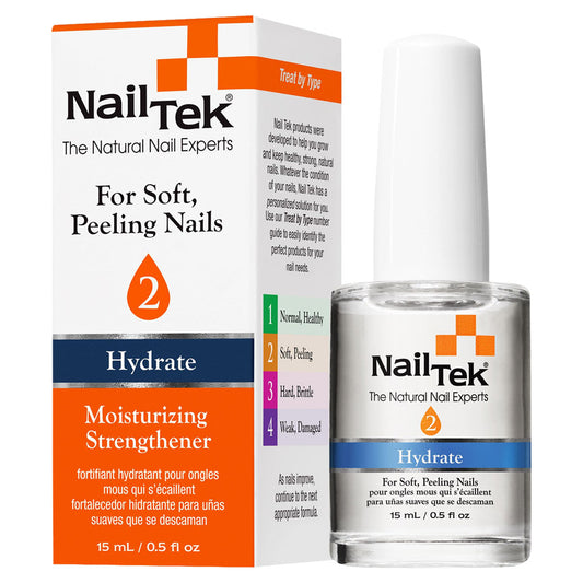 Nail Tek - Hydrate 2 - For Soft, Peeling Nail 0.5 oz - Premier Nail Supply