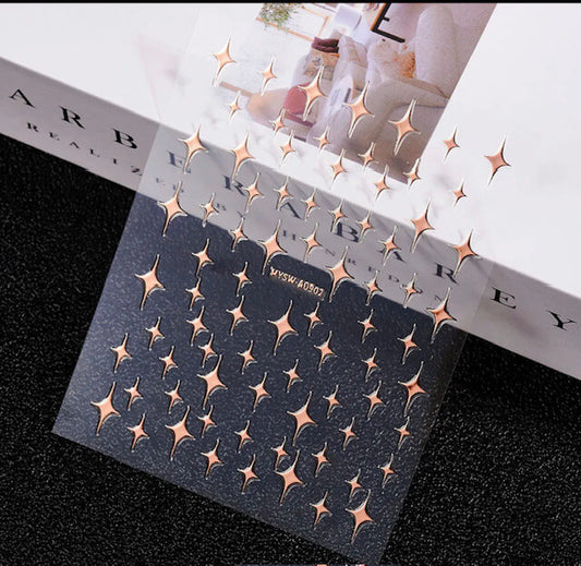 Nail Sticker Decals Star - Premier Nail Supply