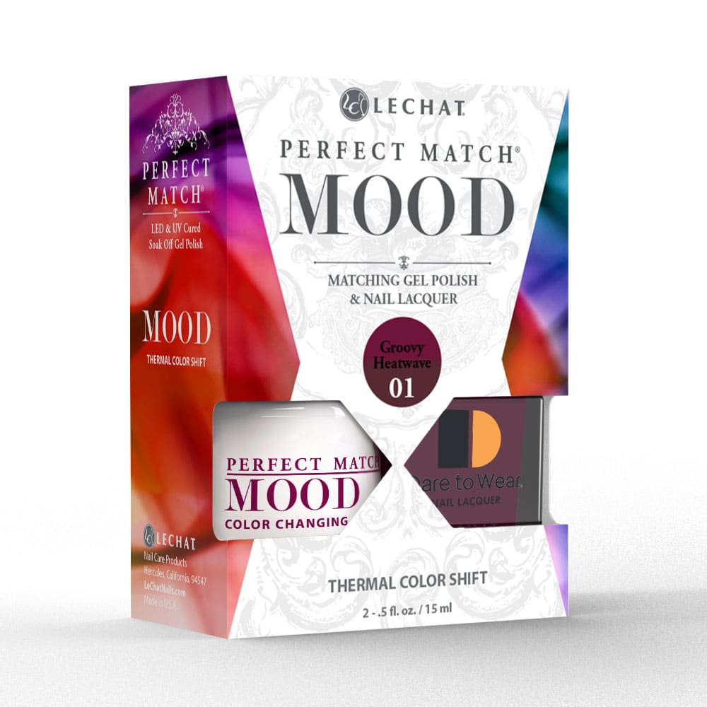 Lechat Perfect Match Mood Color Changing Gel Polish - Groovy Heat Wave 0.5 oz - #PMMDS01 - Premier Nail Supply