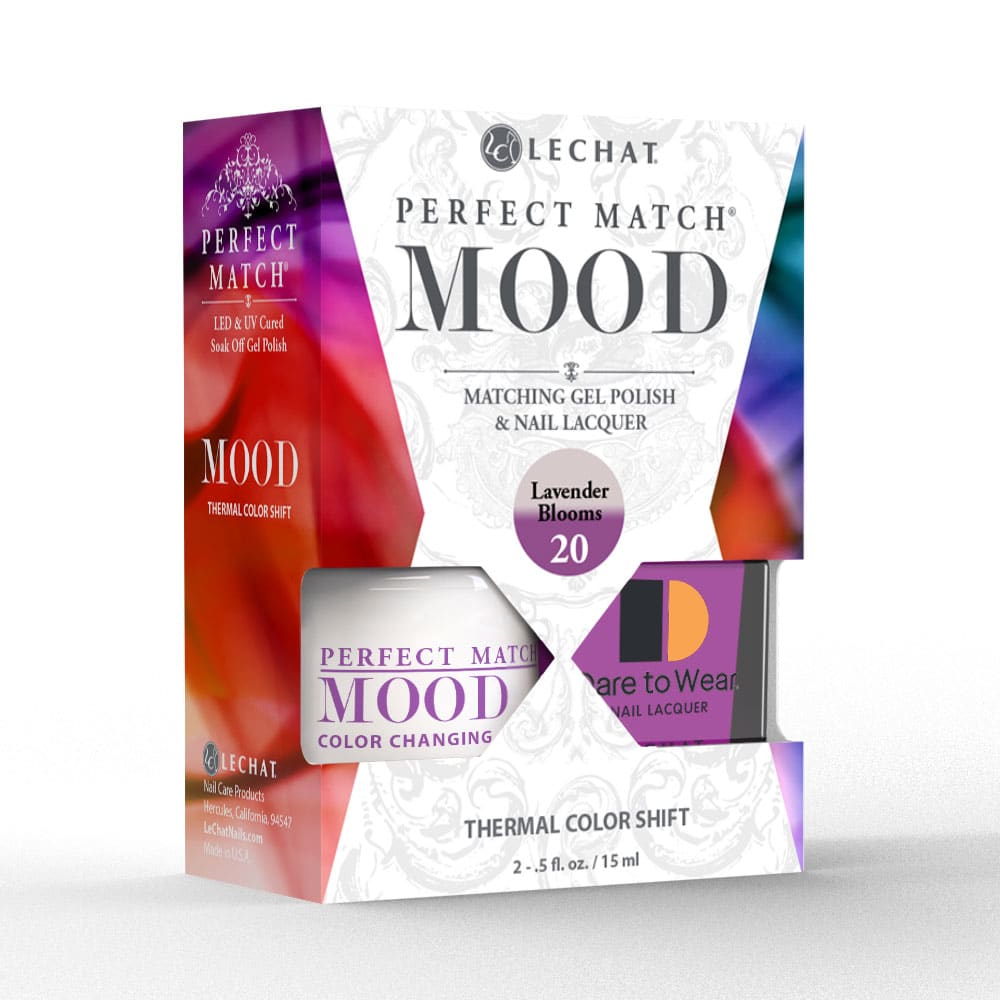Lechat Perfect Match Mood Color Changing Gel Polish - Lavender Blooms 0.5 oz - #PMMDS20 - Premier Nail Supply