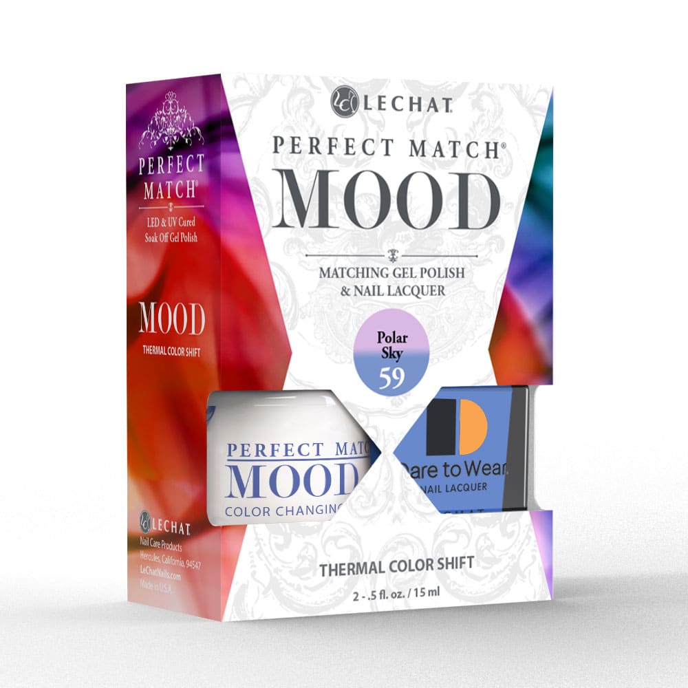 Lechat Perfect Match Mood Color Changing Gel Polish - Polar Sky 0.5 oz - #PMMDS59 - Premier Nail Supply