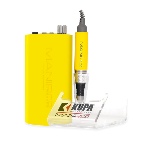 Kupa Passport Manipro Nail File Drill Hollywood Yellow - Premier Nail Supply