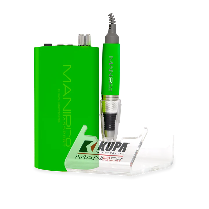 Kupa Passport Manipro Nail File Drill Hollywood Green - remier Nail Supply
