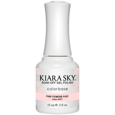 Kiara Sky Gelcolor - Pink Powderpuff 0.5 oz - #G491 - Premier Nail Supply
