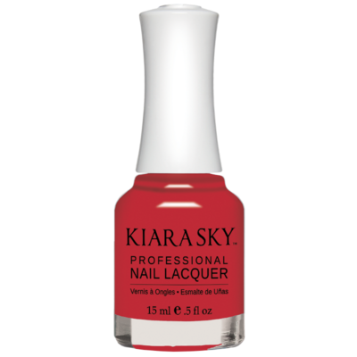 Kiara Sky All in one Nail Lacquer - Red Flags 0.5 oz - #N5031 -Premier Nail Supply
