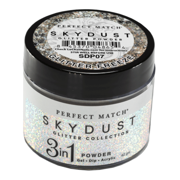 Perfect Match Glitter Powder - Midnight Fusion 42 gram - #SDP07 - Premier Nail Supply
