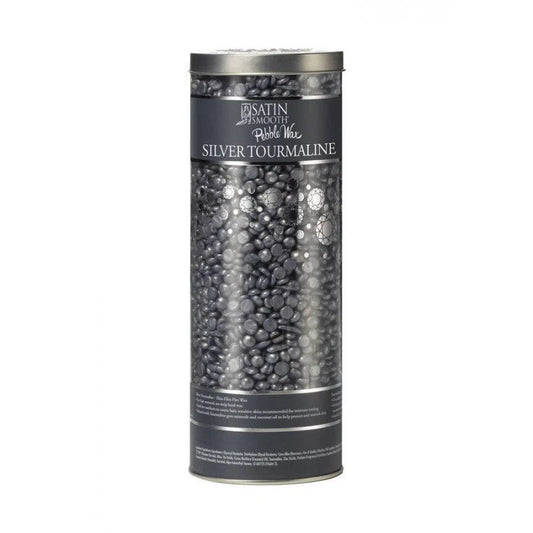 Satin Smooth Peeble Wax Silver Tourmaline 23 oz 650 gram - #357021 - Premier Nail Supply