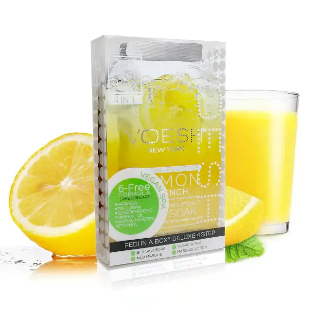 Voesh Deluxe Pedi 4 in1 Lemons Quach Case 50 Pack - Premier Nail Supply