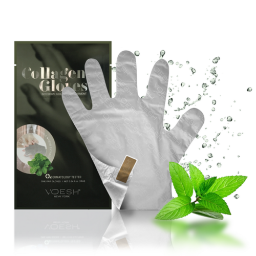 VOESH Collagen Gloves Enriched With Phyto Collagen & Peppermint 1 box 100 pair - Premier Nail Supply