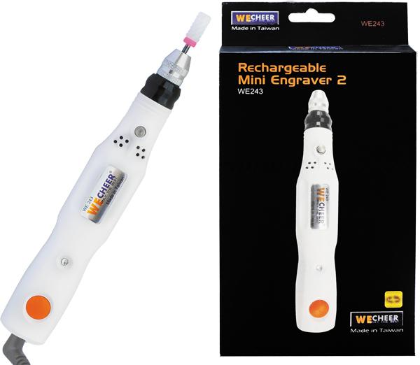 WeCheer Rechargeable Black Mini Engraver - #B07871 - Premier Nail Supply