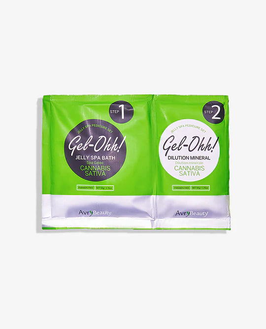 Avrybeauty Jelly Spa Pedi Bath Cannabis Sativa Box 30 set - Premier Nail Supply