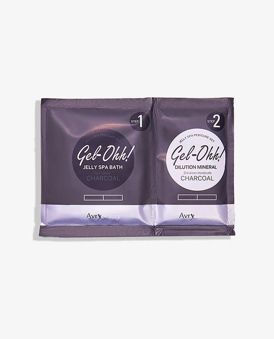 Avrybeauty Jelly Spa Pedi Bath Charcoal Box 30 set - Premier Nail Supply