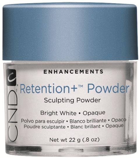 CND Acrylic Powder - Retention Powder Bright White Opaque - Premier Nail Supply
