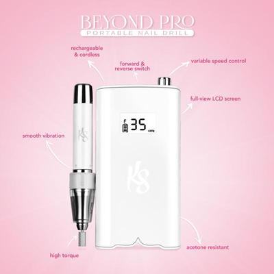 Kiara Sky - Portable Nail Drill Pink - #KSPINKDRILL - Premier Nail Supply