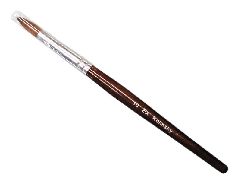 Ex-acrylic Nail Brush Kolinsky Size 10 - #BEXS10 - Premier Nail Supply