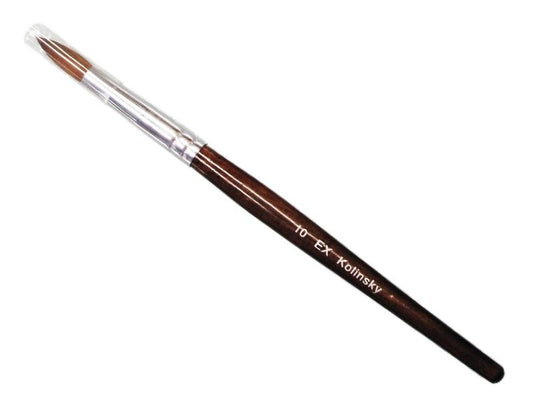 Ex-acrylic Nail Brush Kolinsky Size 10 - #BEXS10 - Premier Nail Supply