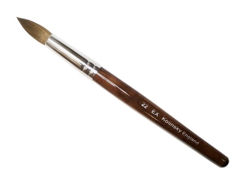 Ex-acrylic nail brush kolinsky size 22 - #BEXS22 - Premier Nail Supply