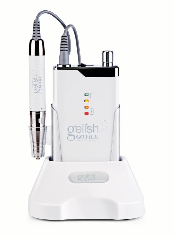 Gelish Go File Electric Nail drill White - #1168008 - Premier Nail Supply