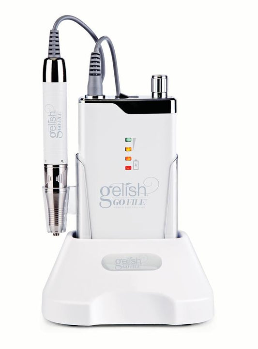 Gelish Go File Electric Nail drill White - #1168008 - Premier Nail Supply