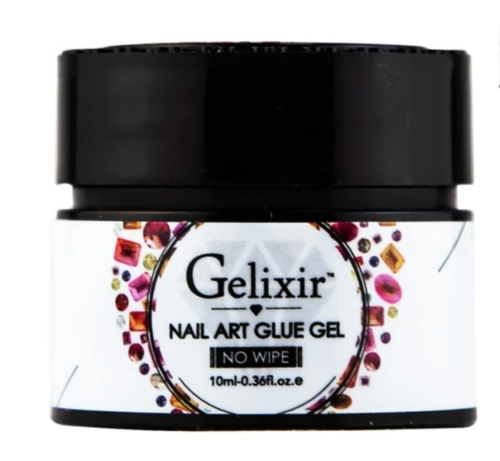 Gelixir Rhinestone Glue Gel No Wipe 0.36 fl.oz - Premier Nail Supply