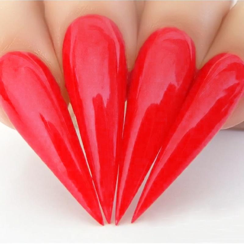 Kiara Sky Dip Glow Powder - Red Hot Glo- #DG101 - Premier Nail Supply
