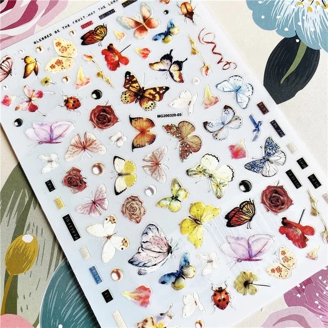 Spring Butterfly MG200320-05 - Premier Nail Supply