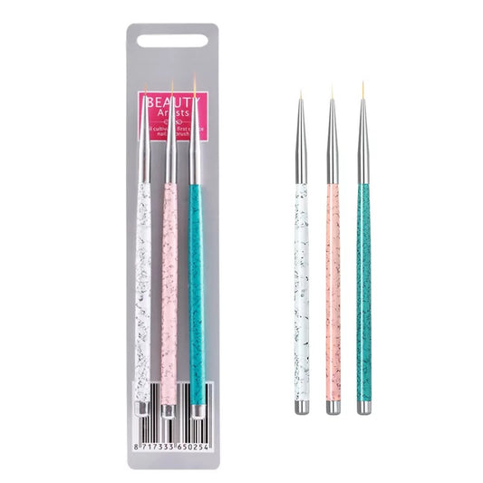 Details Art Brush 3pcs set - Premier Nail Supply