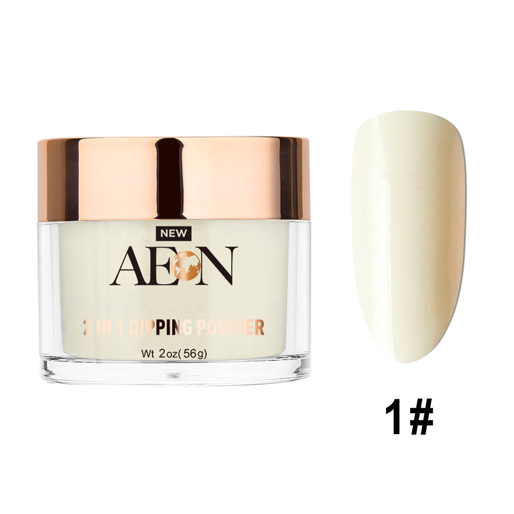 Aeon Acrylic Powder - Arctic White 2 oz - #1 - Premier Nail Supply