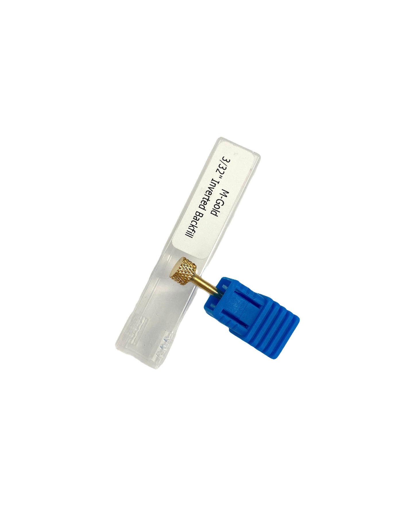 Drill Bit 3/32 Inverted Blackfill - Medium Gold - Premier Nail Supply