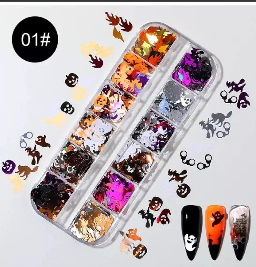 Flames Pumpkin Halloween #93526 - Premier Nail Supply