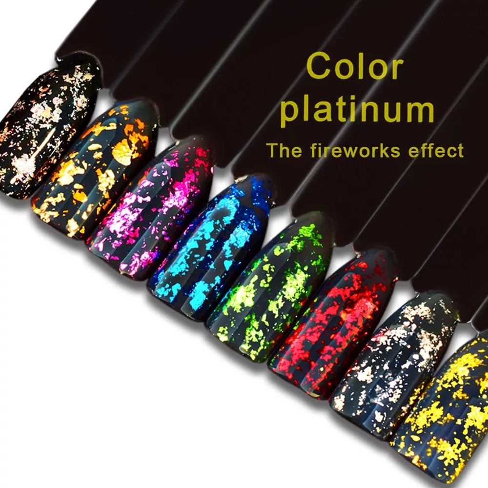 Pink Flakes Foil CB-06 - Premier Nail Supply