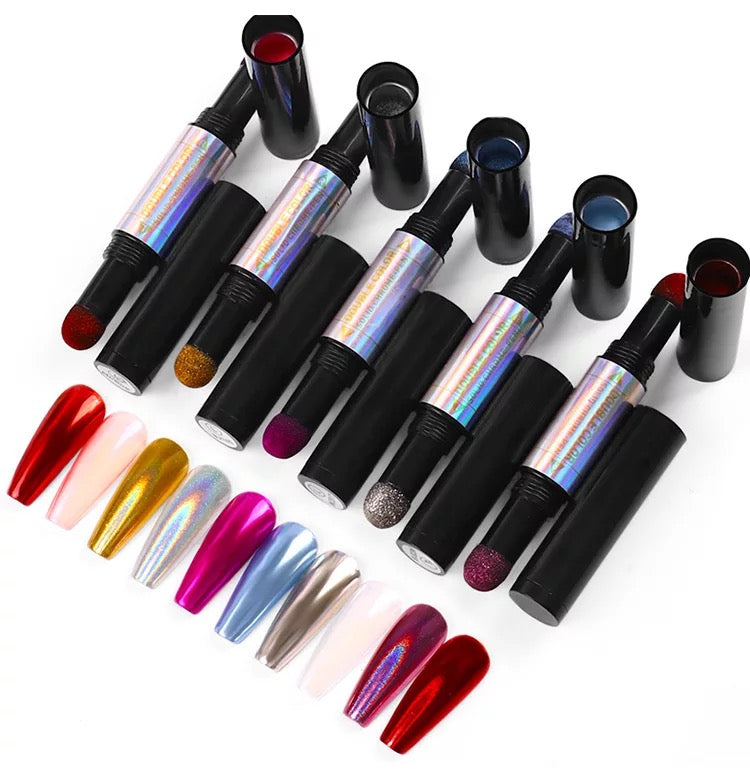 Double Color Solid Chrome Pen QD02 -#68054 - Premier Nail Supply